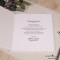  Złota ramka geometryczna z kwiatami  Ślubny, biały album, księga gości 