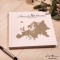 Mapa Europy Ślubny, biały album, księga gości