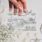 Mapka Satynowe, akrylowe zaproszenia ślubne ozdobne z pleksi