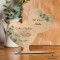 Liście eukaliptusa Ślubna statuetka Podziękowanie dla rodziców