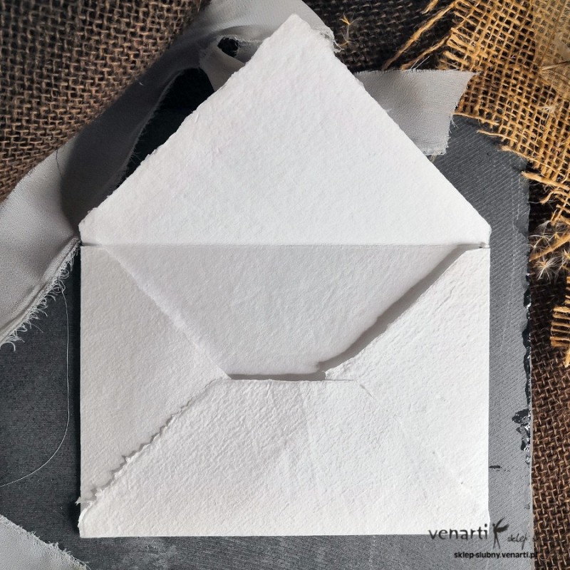 Koperta papier czerpany do zaproszeń A6